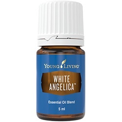 White angelica young living essentieële olie bescherming aura, hartchakra